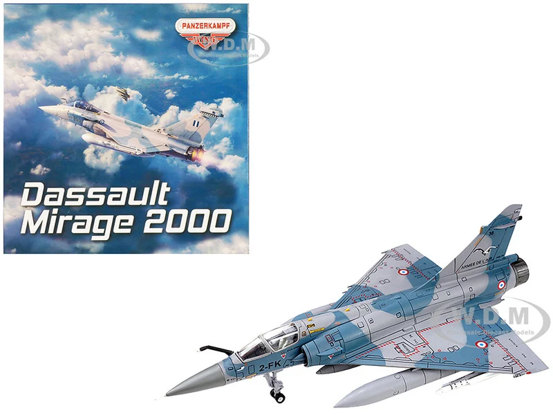 Dassault Mirage 2000-5F Fighter Aircraft "2-FK, Cigognes" French Air Force "Wing" Series 1/72 Diecast Model by Panzerkampf