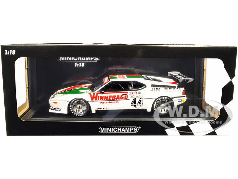 BMW M1 #44 Markus Hottinger GS Team Marko BMW M1 Procar Championship Series (1979) Limited Edition to 300 pieces Worldwide 1/18 Diecast Model Car by Minichamps - BMW Models