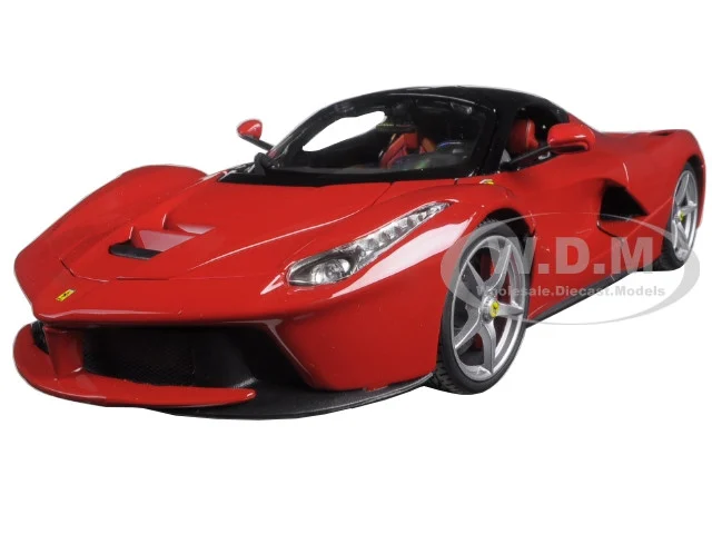 Ferrari LaFerrari F70 Red with Black Top "Signature Series" 1/18 Diecast Model Car by Bburago - Ferrari Models