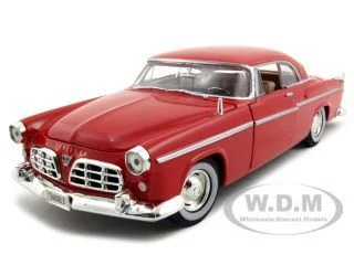 1955 Chrysler C300 Red 1/24 Diecast Model Car by Motormax - Chrysler Models