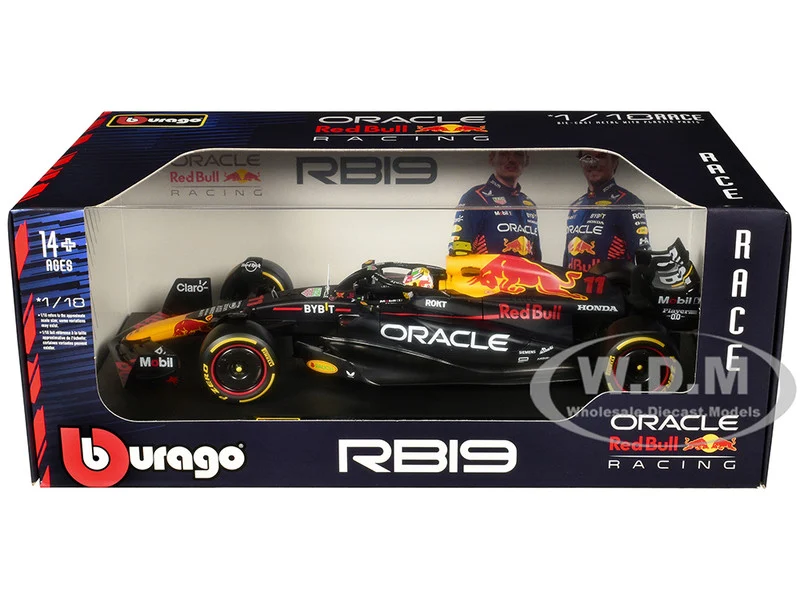 Red Bull Racing RB19 #11 Sergio Perez "Oracle" Formula One F1 World Championship (2023) "Race" Series 1/18 Diecast Model Car by Bburago - Formula 1 Models