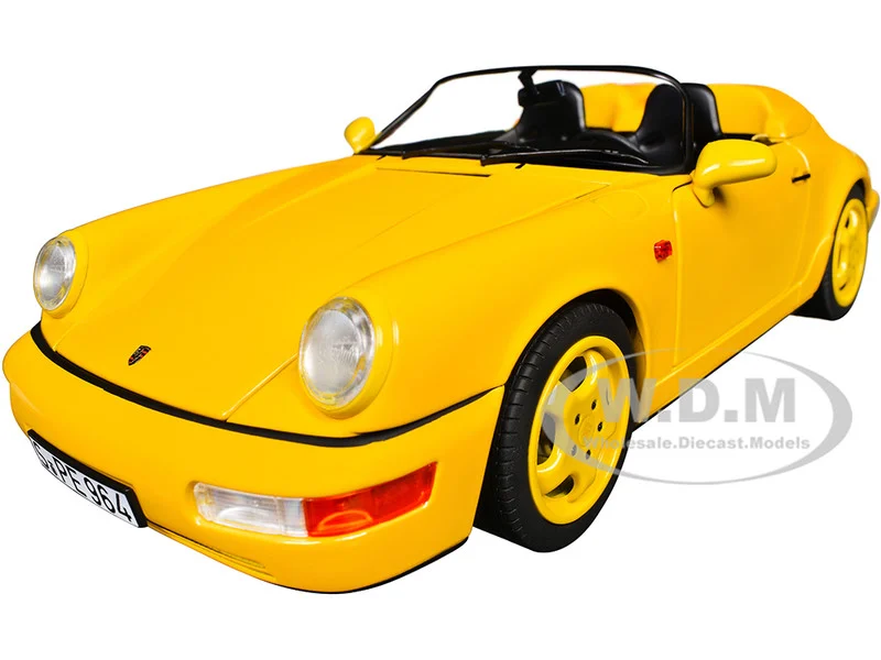 Porsche 911 Speedster Speed Yellow 1/18 Diecast Model Car by Norev - Porsche Models