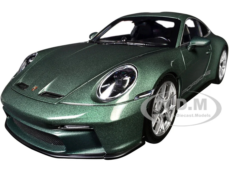 2023 Porsche 911 S/T Malachite Green Metallic 1/18 Diecast Model Car by Norev - Porsche Models