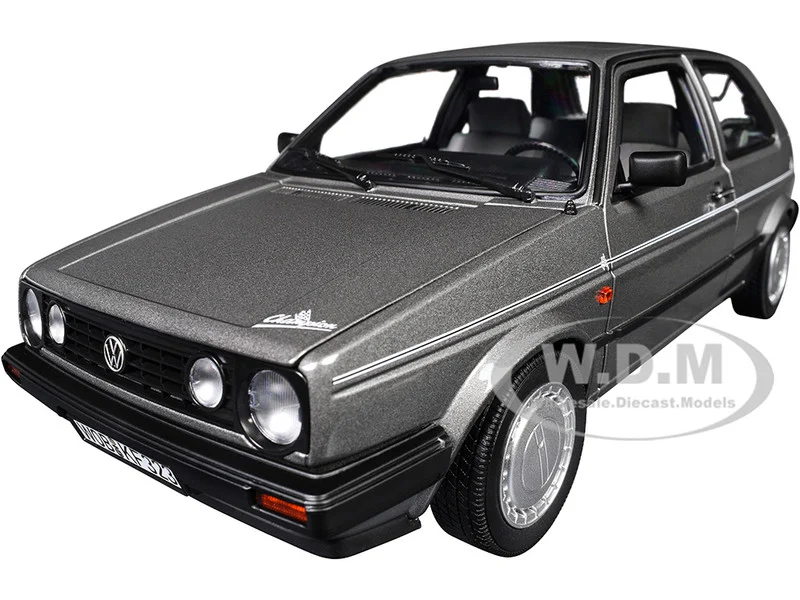 1989 Volkswagen Golf Champion Gray Metallic 1/18 Diecast Model Car by Norev - Volkswagen Models
