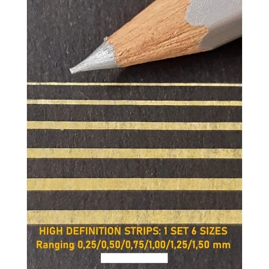 1 Man Army 1MAGEN01 High Definition Strips 6 Widths - Hobby & Model Paints