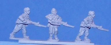 PIG080577 - BRITISH HOMEGUARD WITH RIFLES
