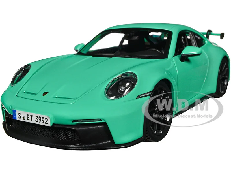Porsche 911 GT3 Light Green 1/24 Diecast Model Car by Bburago - Porsche Models