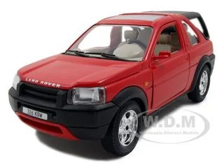 Land Rover Freelander Red 1/24 Diecast Model Car by Bburago - Range/Land Rover Models