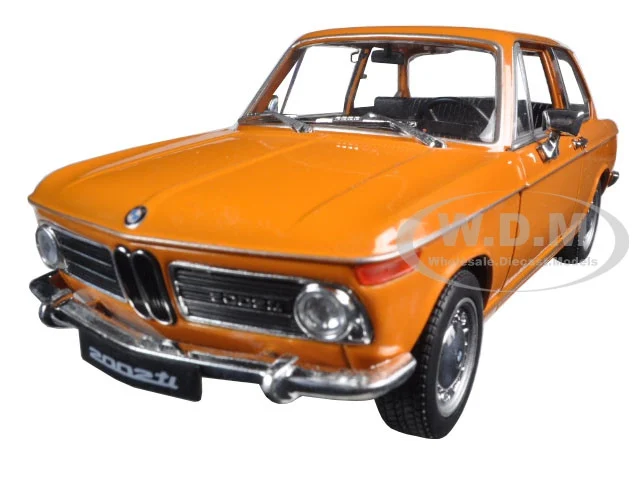 BMW 2002ti Orange 1/24 Diecast Model Car by Welly - BMW Models