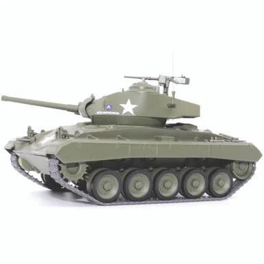 M24 Chaffee 1/43 Die Cast Model 2nd Cavalry Reconnaissance Squadron, Germany, 1945 - Militaria Diecast