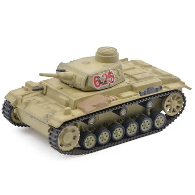 Sd. Kfz. 141 PzKpfw III Ausf. G 1/72 Die Cast Model Deutsches Afrika Korps, North Africa, 1941 - Panzerkampf
