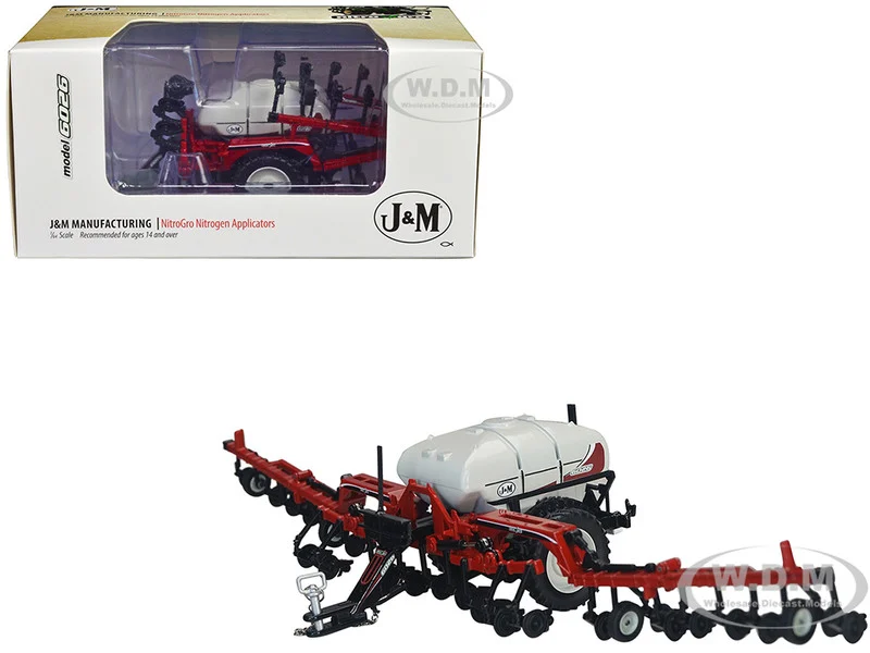 J&M Manufacturing 6026 NitroGro Nitrogen Applicator Red 1/64 Diecast Model by SpecCast - Tractors & Farm Models