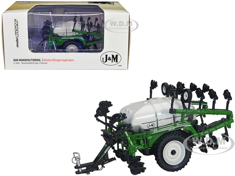 J&M Manufacturing 6026 NitroGro Nitrogen Applicator Green 1/64 Diecast Model by SpecCast - Tractors & Farm Models