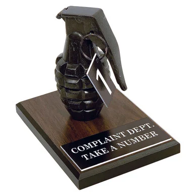 Complaint Department Desk Display - Collector's Armoury, Ltd
