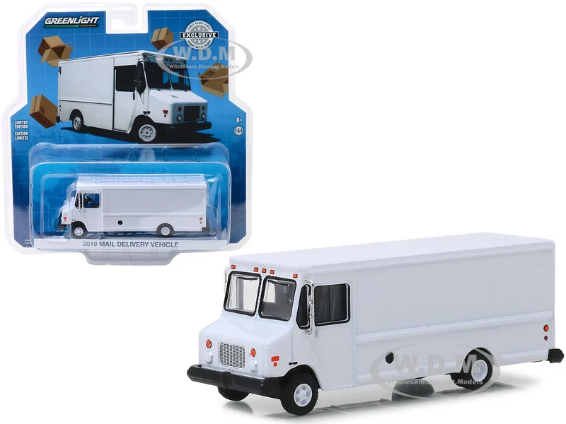 2019 Mail Delivery Vehicle White "Hobby Exclusive" 1/64 Diecast Model by Greenlight - Other