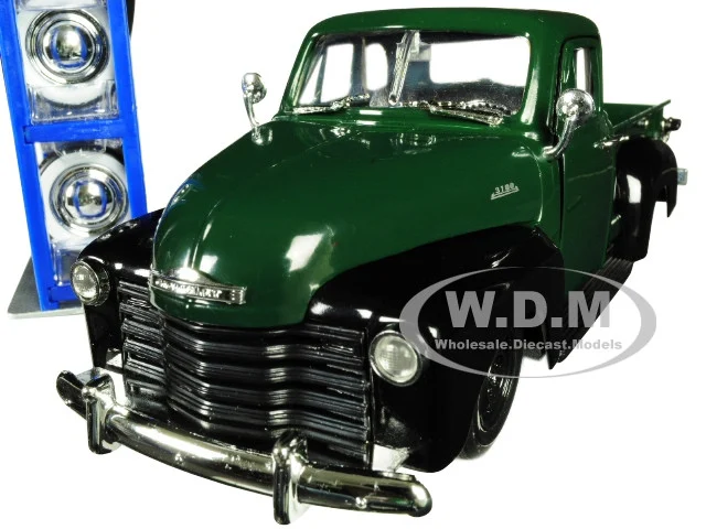 1953 Chevrolet 3100 Pickup Truck Green with Extra Wheels "Just Trucks" Series 1/24 Diecast Model Car by Jada - Chevrolet Models