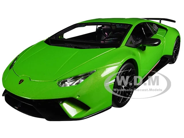 Lamborghini Huracan Performante Metallic Green 1/18 Diecast Model Car by Maisto - Lamborghini Models