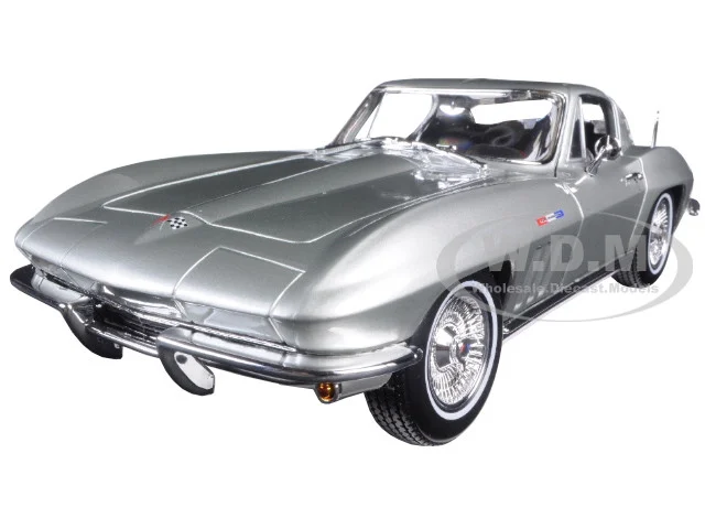 1965 Chevrolet Corvette Silver "Special Edition" 1/18 Diecast Model Car by Maisto - Chevrolet Models