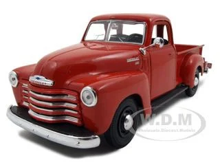 1950 Chevrolet 3100 Pickup Truck Omaha Orange 1/25 Diecast Model Car by Maisto - Chevrolet Models