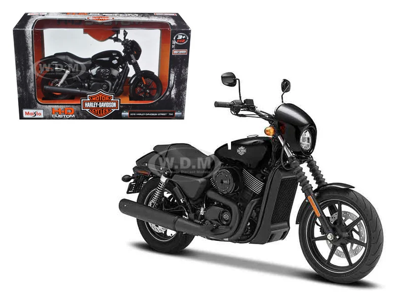 2015 Harley Davidson Street 750 Motorcycle Model 1/12 by Maisto - Harley Davidson Models