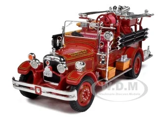 1931 Seagrave Fire Engine Truck Red 1/32 Diecast Model by Signature Models - Fire and Rescue Models