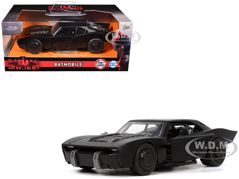 Batmobile Black "The Batman" (2022) Movie "Hollywood Rides" Series 1/32 Diecast Model Car by Jada - Movie/TV Series Models