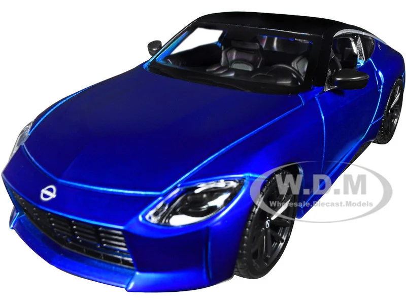 2023 Nissan Z Blue Metallic with Black Top "Special Edition" Series 1/24 Diecast Model Car by Maisto - Nissan Models