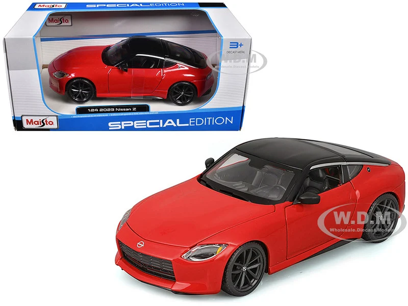 2023 Nissan Z Red with Black Top "Special Edition" Series 1/24 Diecast Model Car by Maisto - Nissan Models