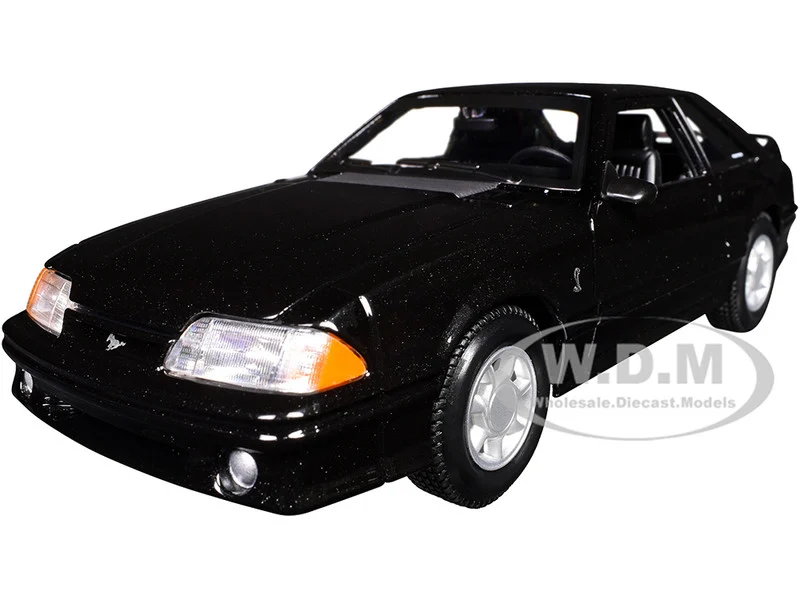 1993 Ford Mustang SVT Cobra Black "Special Edition" Series 1/24 Diecast Model Car by Maisto - Ford Models