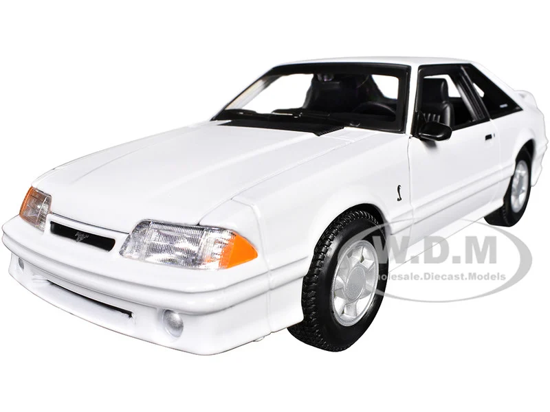 1993 Ford Mustang SVT Cobra White "Special Edition" Series 1/24 Diecast Model Car by Maisto - Ford Models