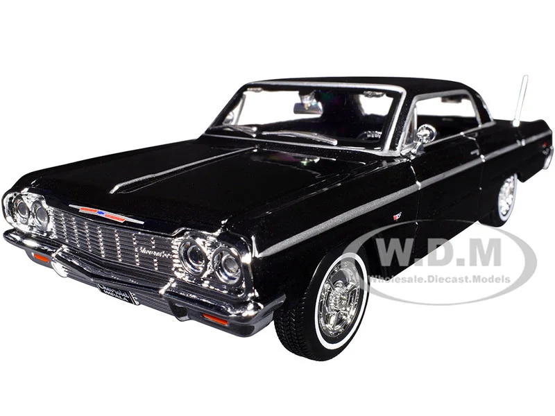 1964 Chevrolet Impala SS Black "Special Edition" Series 1/26 Diecast Model Car by Maisto - Chevrolet Models