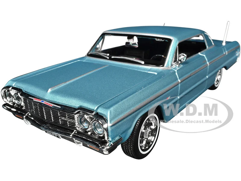 1964 Chevrolet Impala SS Blue Metallic "Special Edition" Series 1/26 Diecast Model Car by Maisto - Chevrolet Models