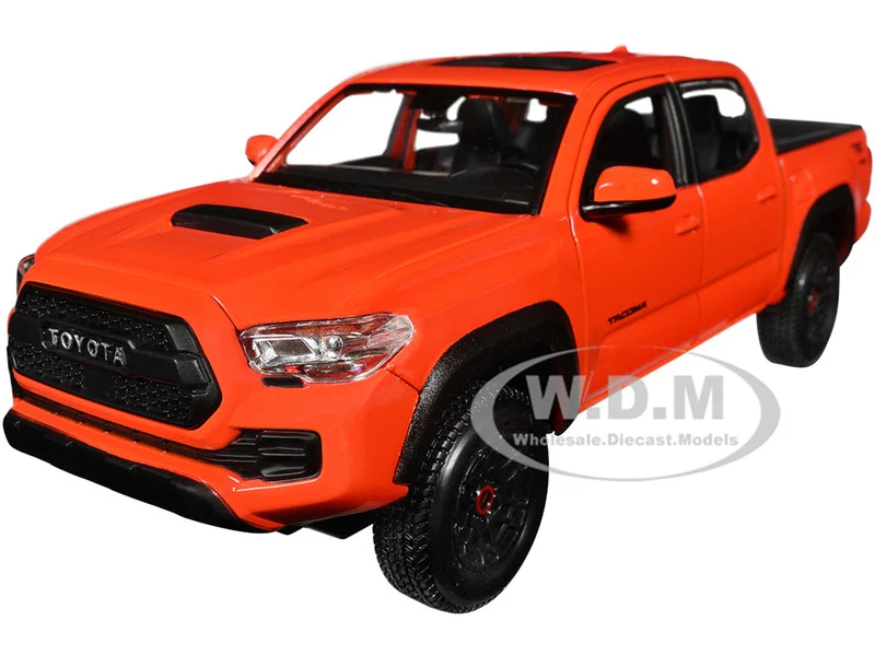 2023 Toyota Tacoma TRD PRO Pickup Truck Solar Octane Orange with Sunroof "Special Edition" Series 1/27 Diecast Model Car by Maisto - Toyota Models