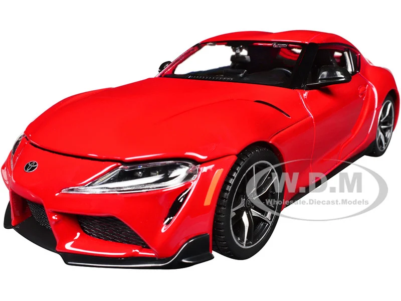 Toyota GR Supra Red "Special Edition" Series 1/24 Diecast Model Car by Maisto - Toyota Models