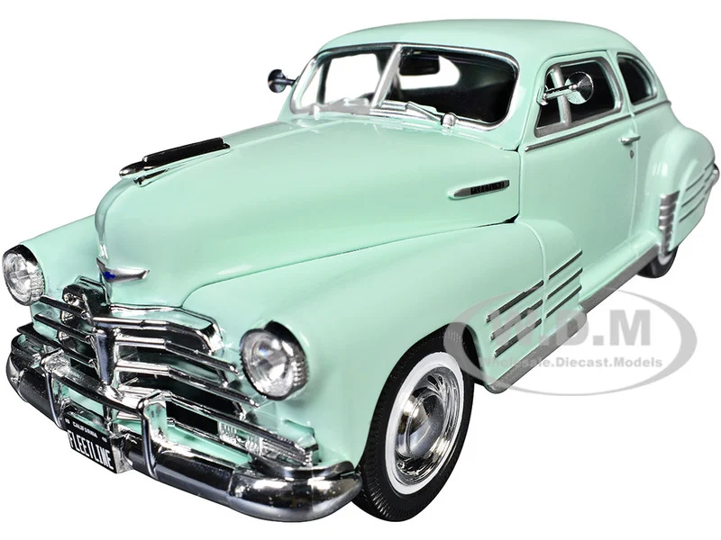 1948 Chevrolet Fleetline Aerosedan Light Green "Special Edition" Series 1/25 Diecast Model Car by Maisto - Chevrolet Models