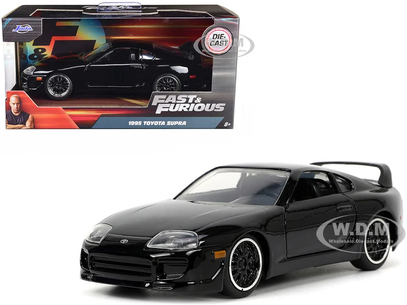 1995 Toyota Supra Black "Fast & Furious" Movie 1/32 Diecast Model Car by Jada - Movie/TV Series Models