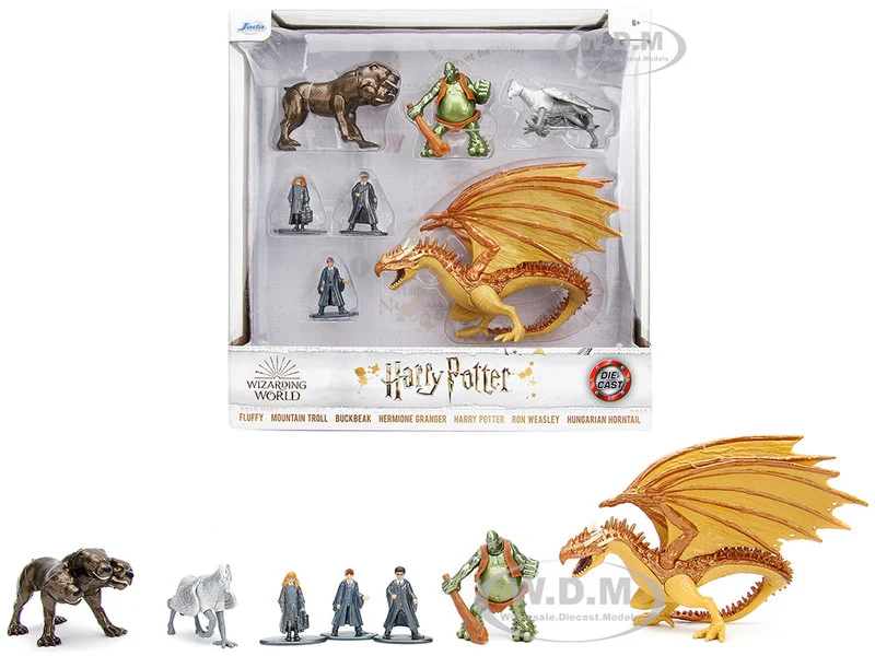 "Harry Potter Wizarding World" Set of 7 Diecast Figures by Jada - Movie/TV Series Models