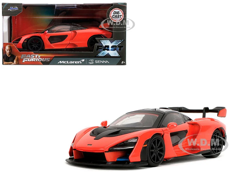 McLaren Senna Red and Black "Fast X" (2023) Movie "Fast & Furious" Series 1/32 Diecast Model Car by Jada - McLaren Models