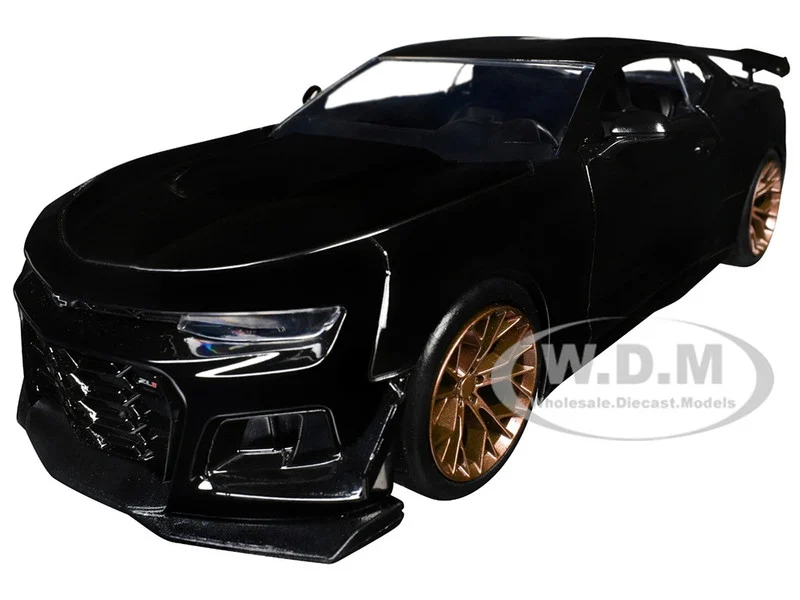 2024 Chevrolet Camaro ZL1 1LE Black "Fast X" (2023) Movie "Fast & Furious 25th Anniversary" Series 1/24 Diecast Model Car by Jada - Chevrolet Models