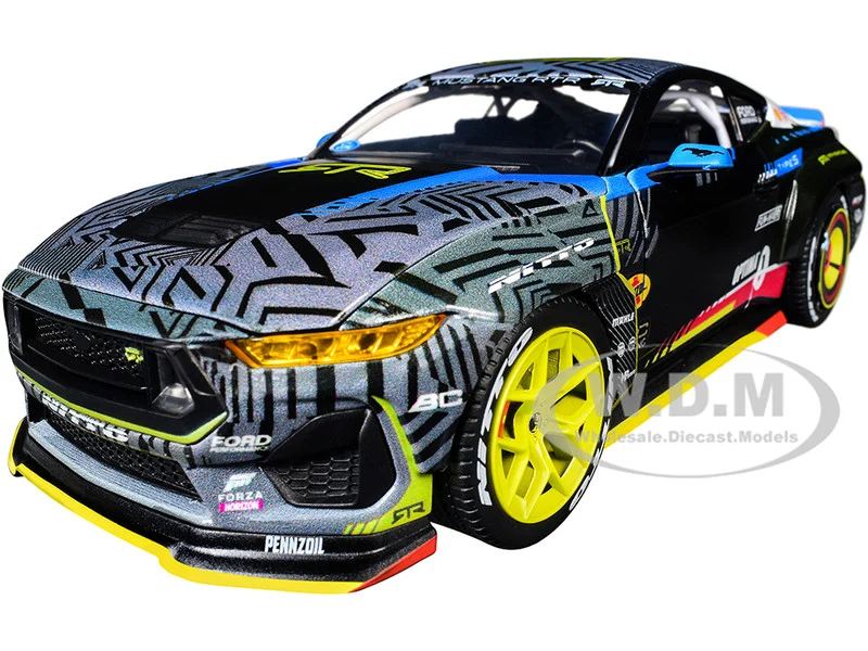 Ford Mustang RTR #25 Vaughn Gittin Jr. "Formula Drift PRO Championship" (2025) with Lights "RTR Vehicles" Series 1/24 Diecast Model Car by Jada - Ford Models