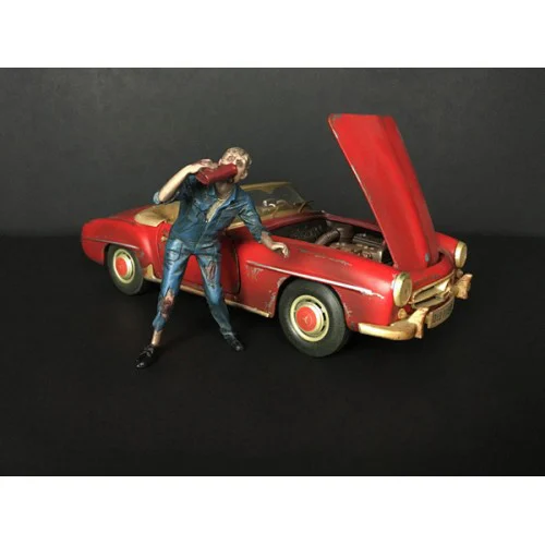 Zombie Mechanic Figurine III for 1/24 Scale Models by American Diorama - Accessories