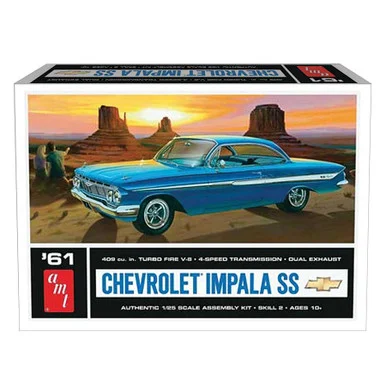 1961 Chevy Impala SS 1/25 Scale Kit - AMT
