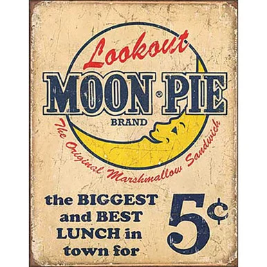 Moon Pie - Best Lunch Metal Sign