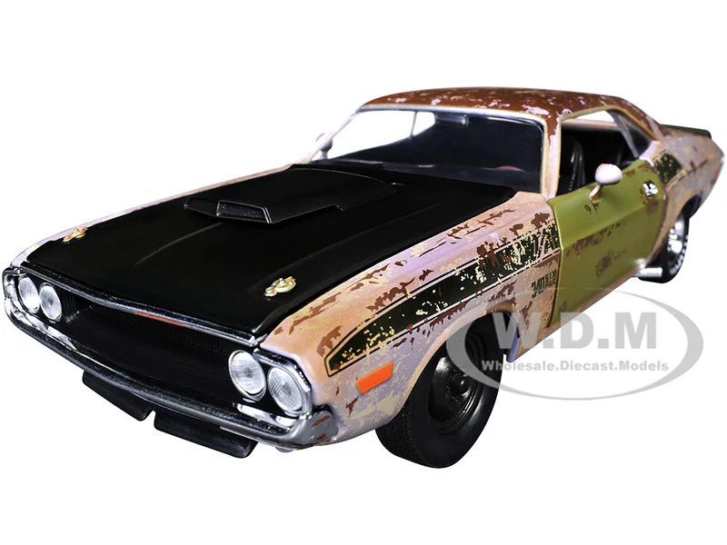 1970 Dodge Challenger T/A Rusted Limited Edition to 4050 pieces Worldwide 1/24 Diecast Model Car by M2 Machines - Dodge Models