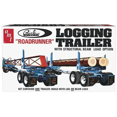 Peerless Logging Trailer 1/25 Kit - AMT