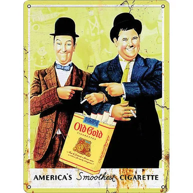 Old Gold Smooth Cigarettes Metal Sign RVG934 - Reedyville Goods