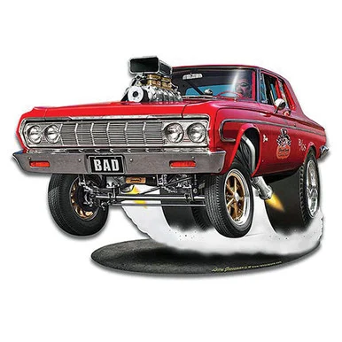 Blown Mopar Cutout Metal Sign - Vintage Sign Co.