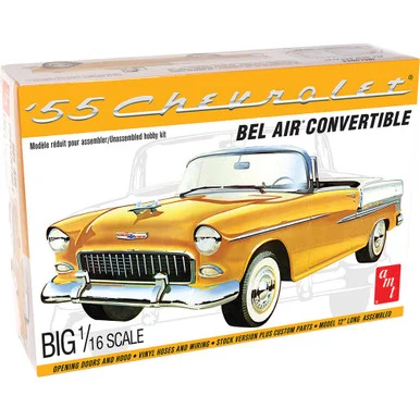 1955 Chevy Bel Air Convertible 1/16 Kit - AMT