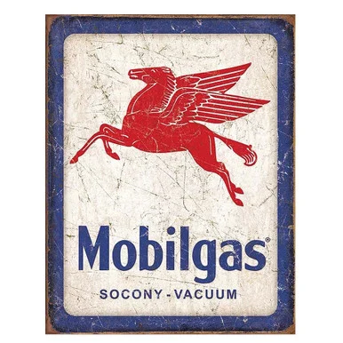 Mobilgas Pegasus Metal Sign - Desperate Enterprises