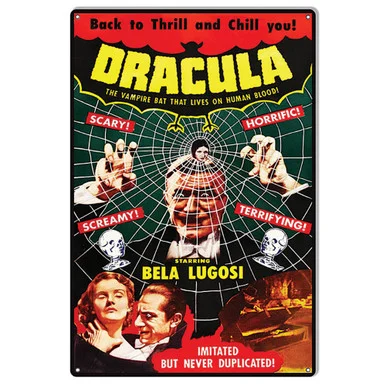 Dracula Classic Movie Metal Sign RG9934 - Reedyville Goods